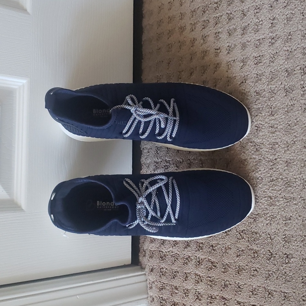 Blonde sneakers